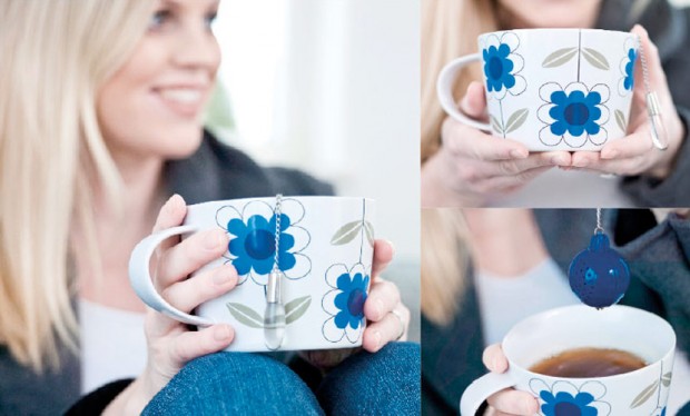 Set de regalo de té - Diseño retro de flores de Sagaform