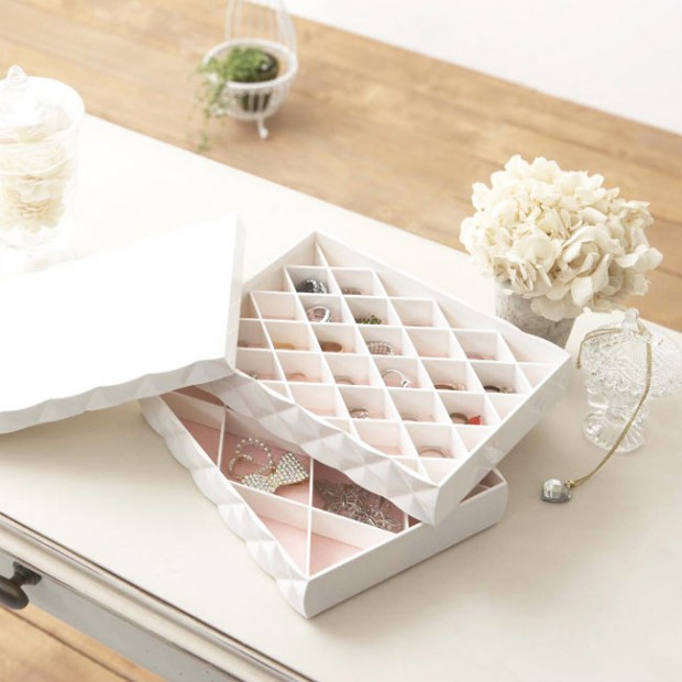 Caja modular para joyas o productos de maquillaje