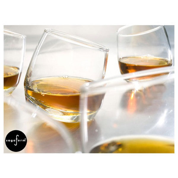 Whisky Glasses with Rounded Base