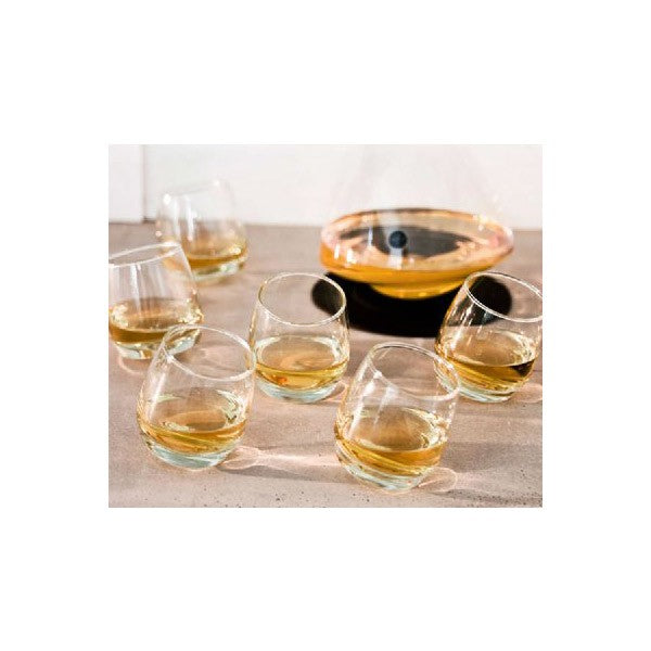 Whisky Glasses with Rounded Base