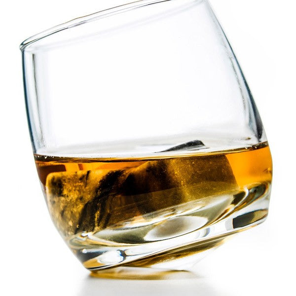 Whisky Glasses with Rounded Base