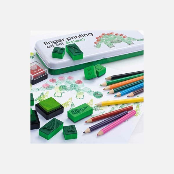Set para dibujar con las huellas de los dedos