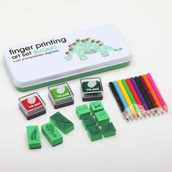 Set para dibujar con las huellas de los dedos