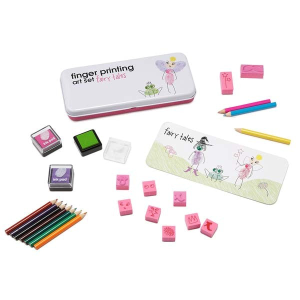Set para dibujar con las huellas de los dedos