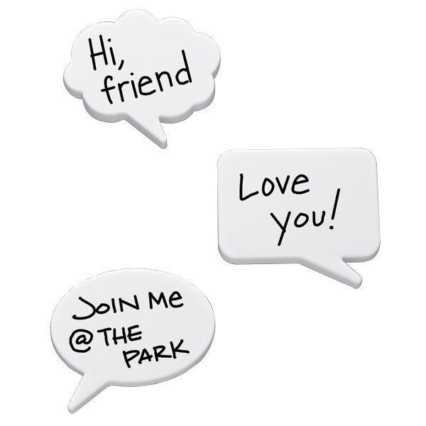 Talk bubble magnet