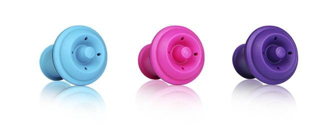 Wine Stoppers Set of 3 (Purple/Blue/Pink)