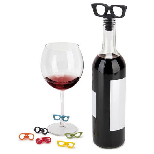 Bottle stopper and glass markers - Glasses