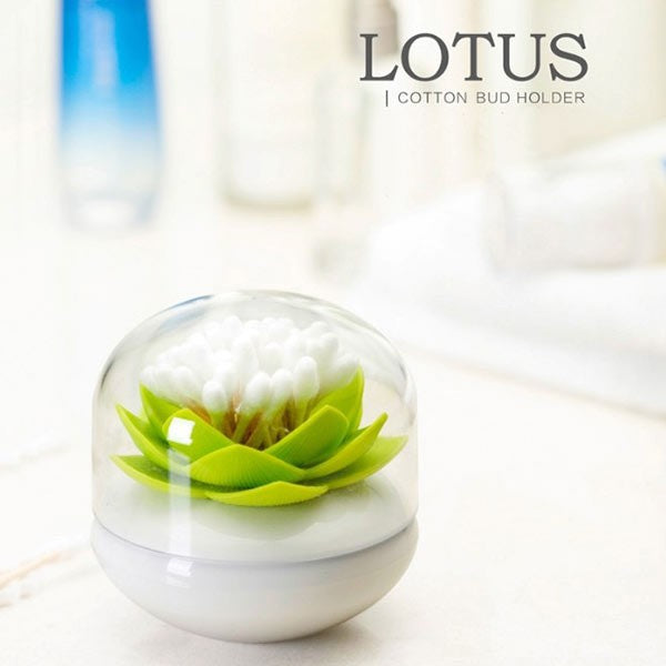Cotton bud holder - Lotus