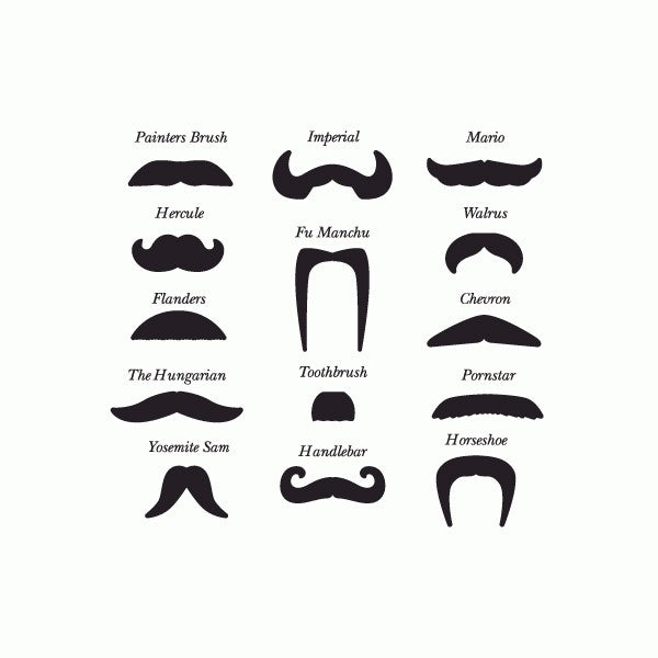 Fridge Magnets - Moustache