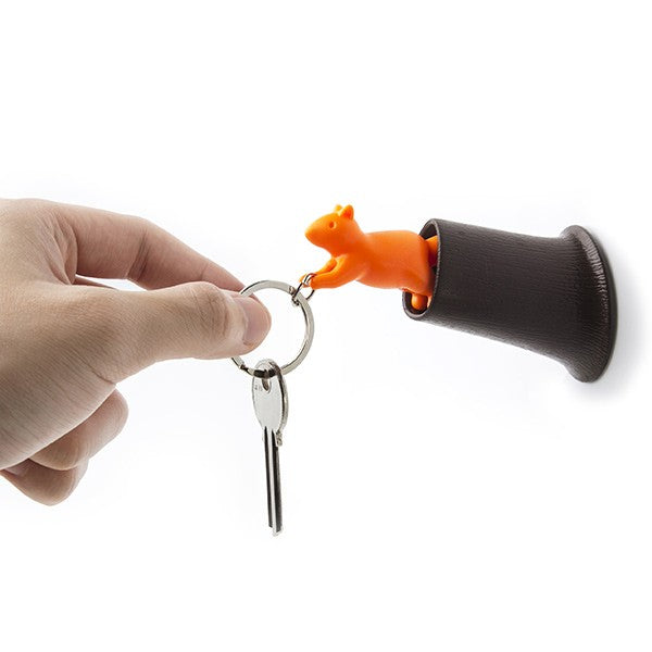 Key Ring and key holder - Squirrel