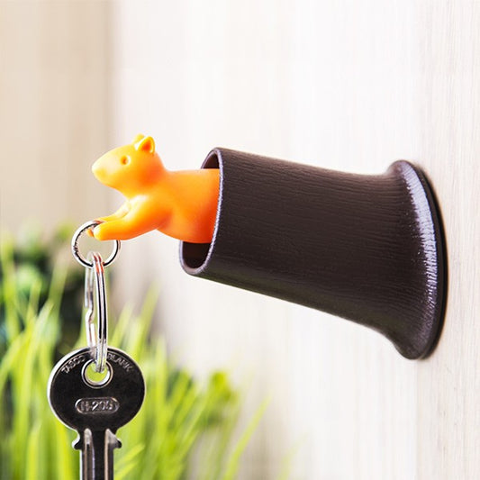 Key Ring and key holder - Squirrel
