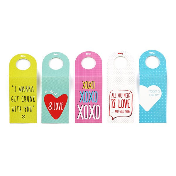 Etiquetas para vino - Love