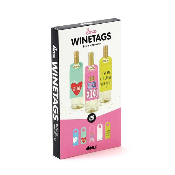 Etiquetas para vino - Love