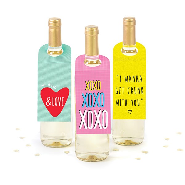 Etiquetas para vino - Love