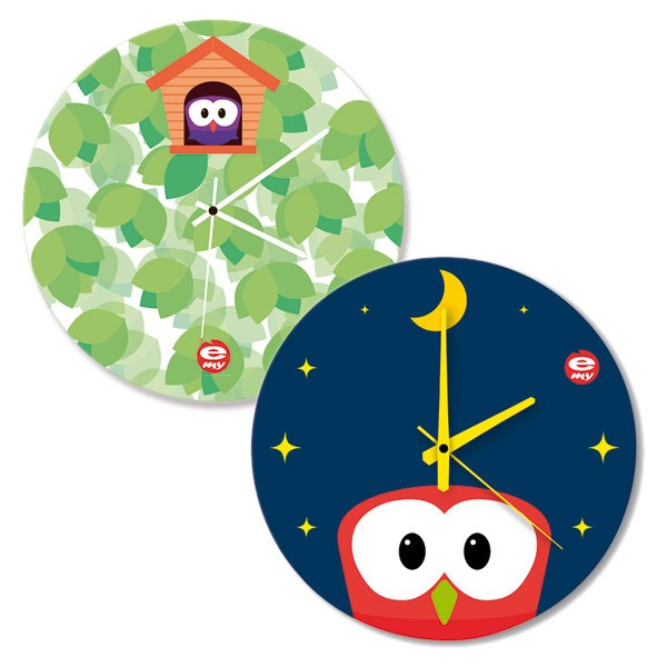 Wall clock - Owl
