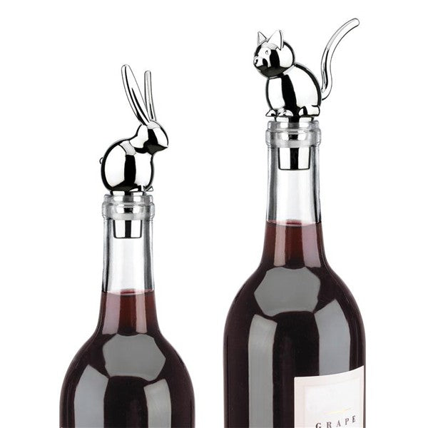 Fancy animal shaped wine topper