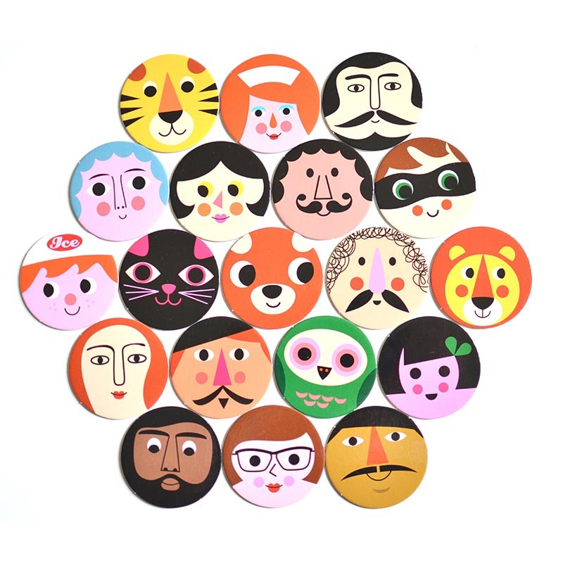 Juego Memo - Caras