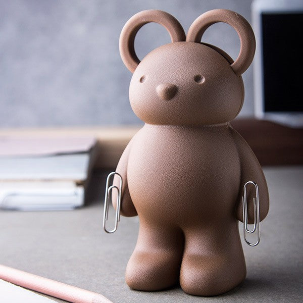 Soporte para tijeras y clips - Oso Teddy