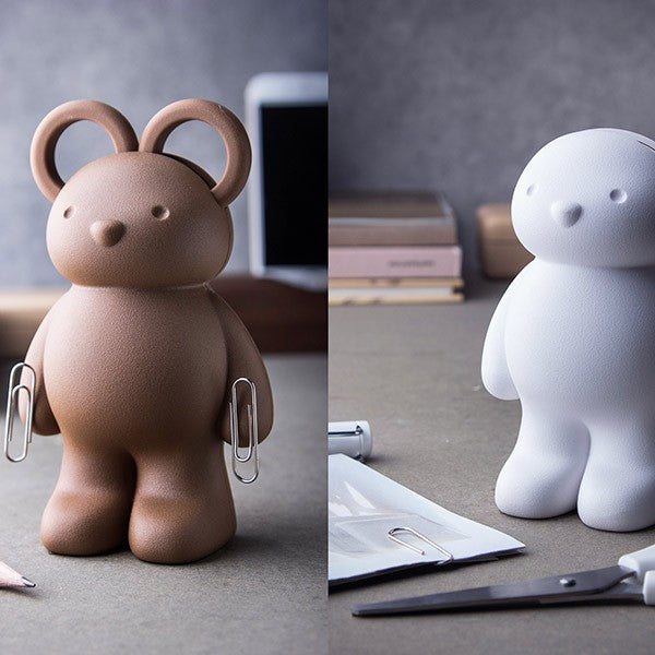 Soporte para tijeras y clips - Oso Teddy