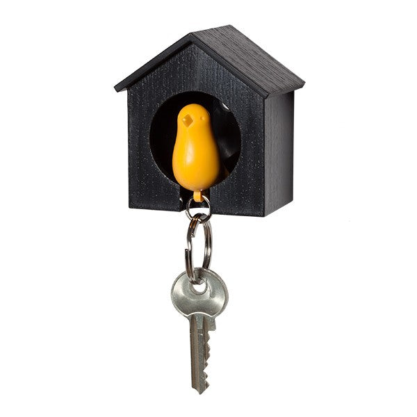 Sparrow Keyring with black house