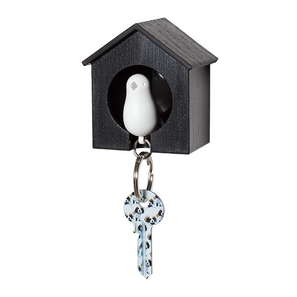 Sparrow Keyring with black house