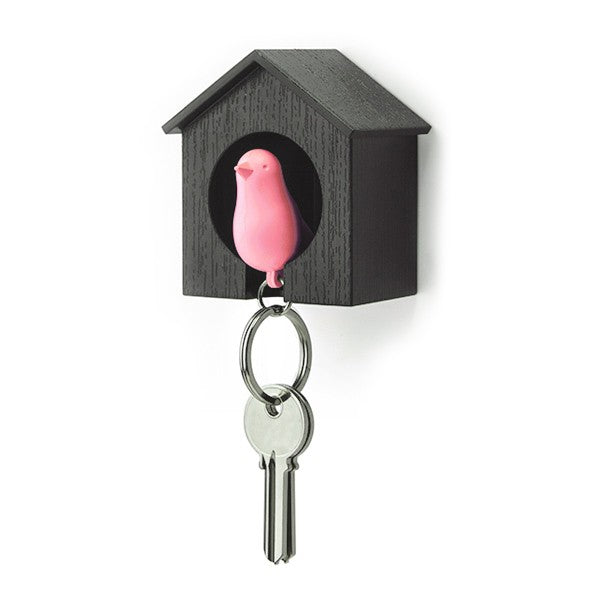 Sparrow Keyring with black house