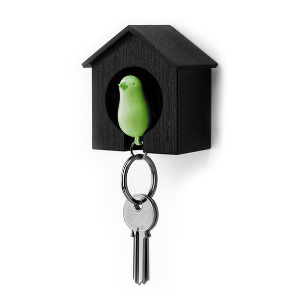Sparrow Keyring with black house