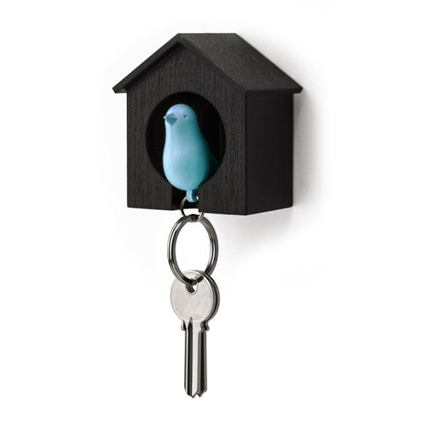 Sparrow Keyring with black house