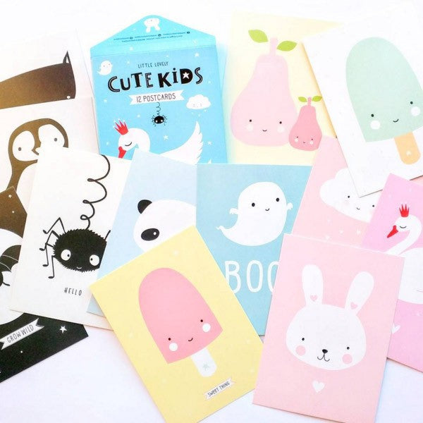 Tarjetas ilustradas - Cute Kids