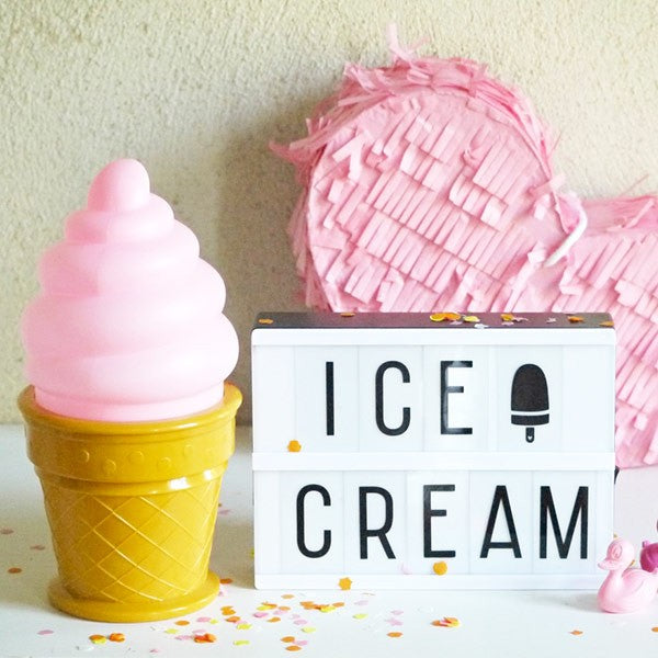 Ice cream lamp