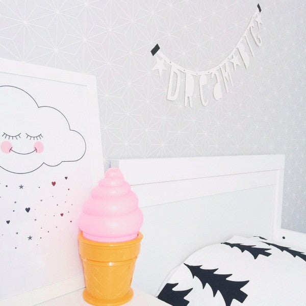 Ice cream lamp