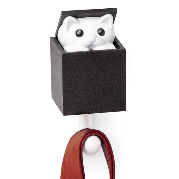 Wall Hook - Cat in box