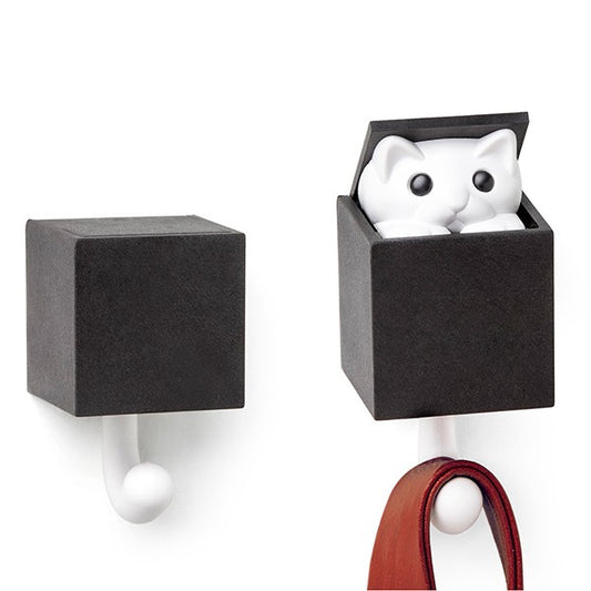 Gancho de pared - Gatito encajonado