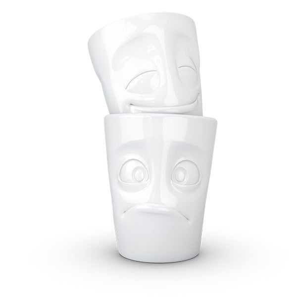 Set de tazas con caritas - Tassen