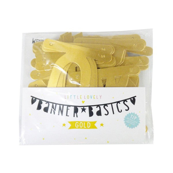 Letter Banner addons - Gold and Silver