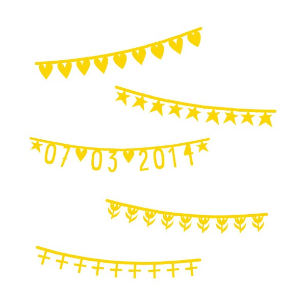 Letter Banner addons - Gold and Silver