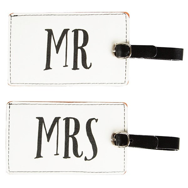 Etiqueta para equipaje - Mr and Mrs.