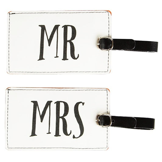 Luggage tags - Mr and Mrs.