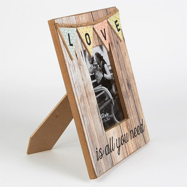 Rustic Photo Frame - Love