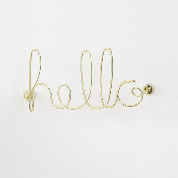 Decoración de pared - Hello