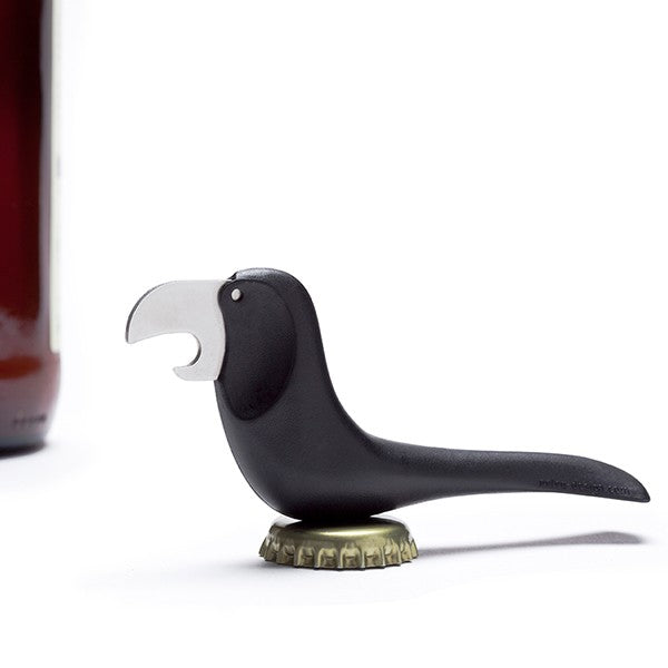 Abrebotellas magnético en forma de pájaro