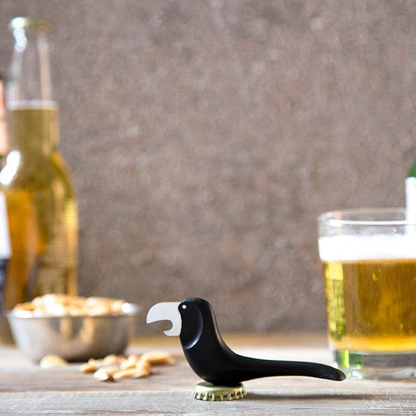 Abrebotellas magnético en forma de pájaro