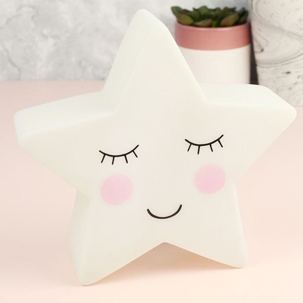Luz nocturna en forma de estrella