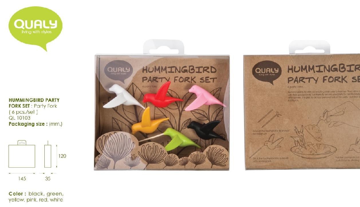 Toothpicks markers - Hummingbirds