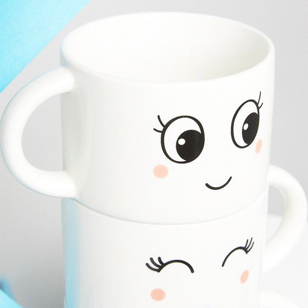 Tazas apilables - Caras divertidas