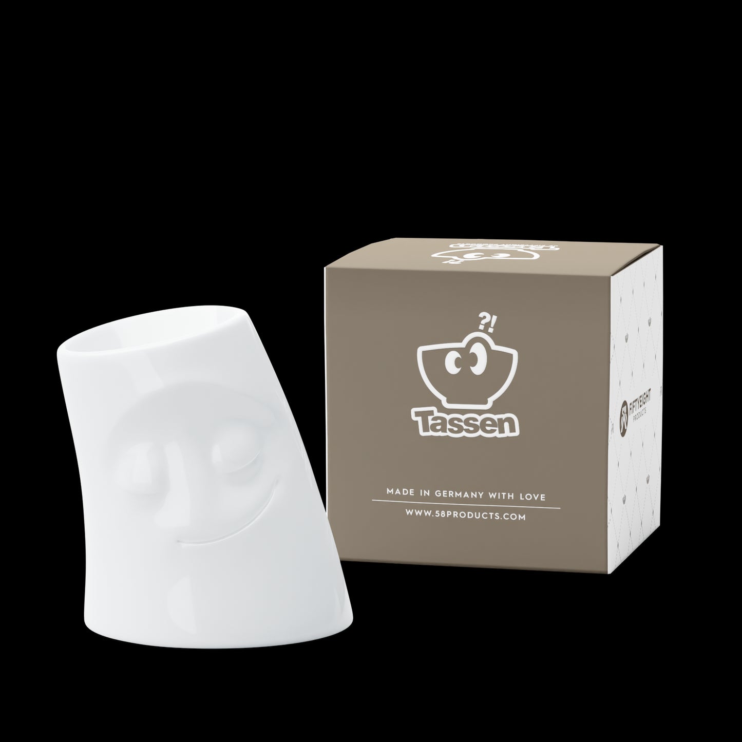 Small Candle Holder with face - Tassen