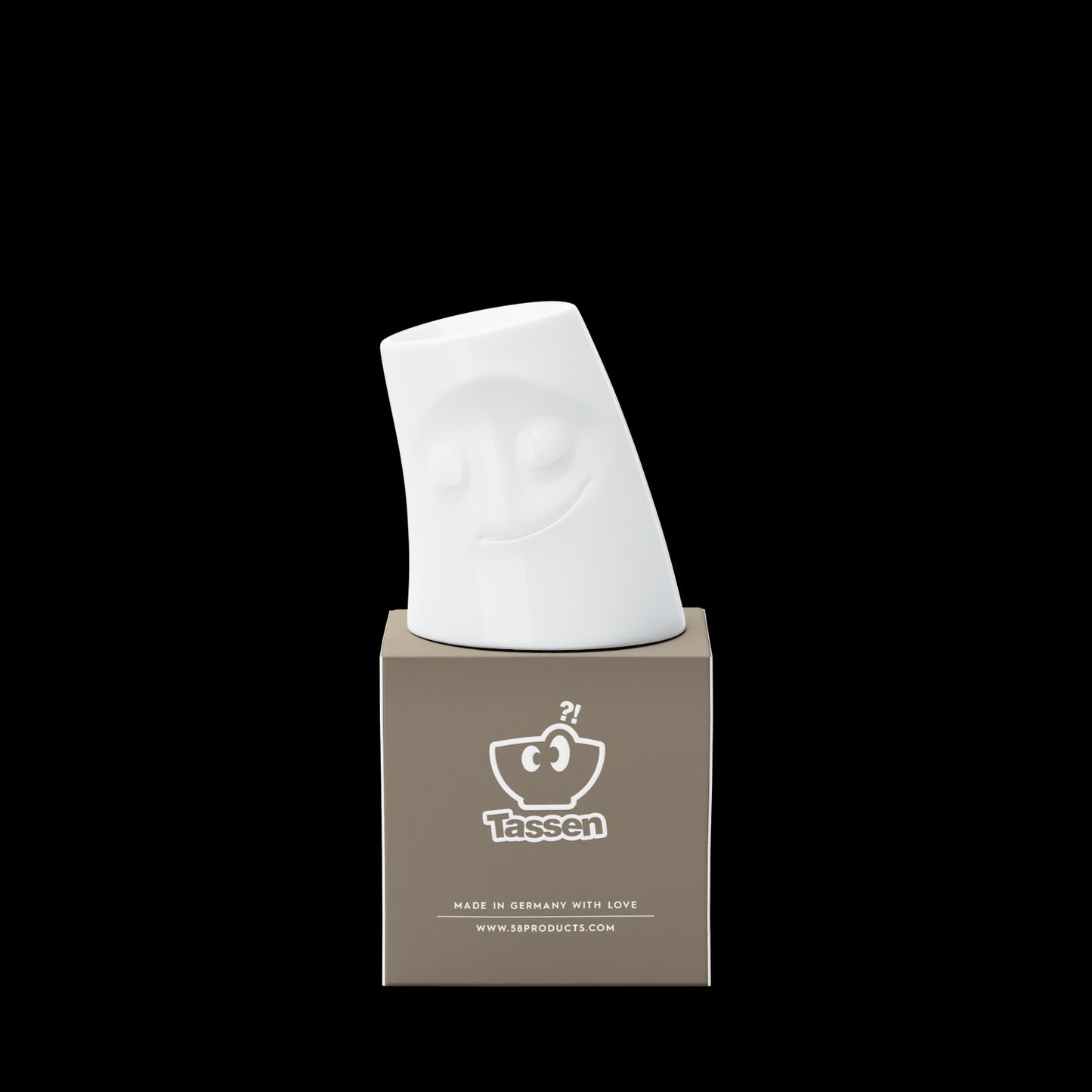 Small Candle Holder with face - Tassen