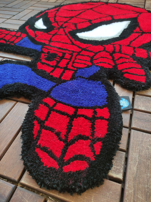 Carpet  in the shape of spidey