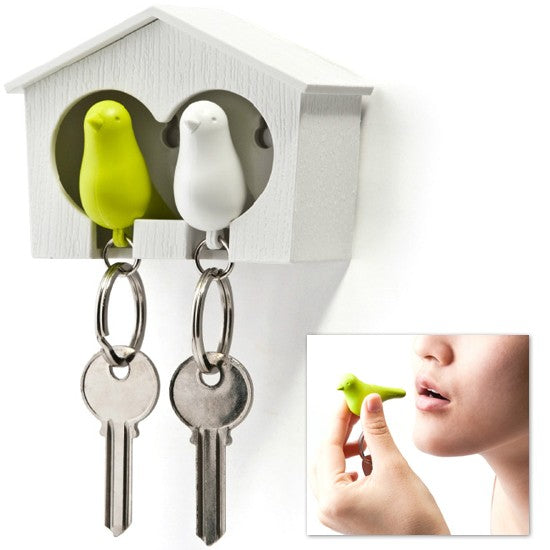 Duo Sparrow Keyring