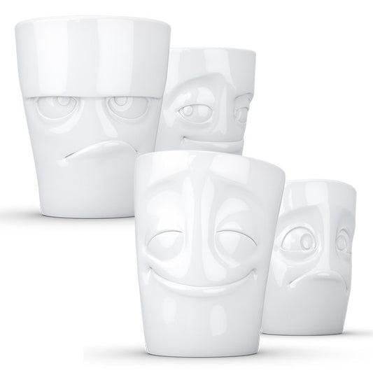 Set de tazas con caritas - Tassen